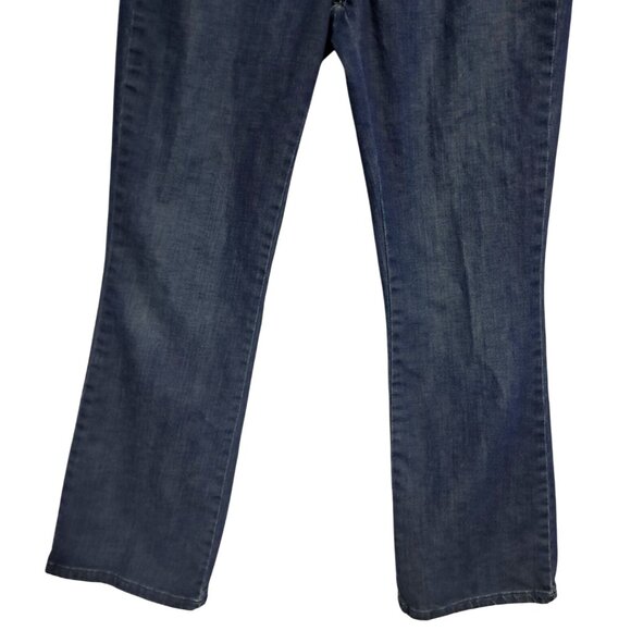 Levis Womens Ultimate Lift 544 Boot Cut Jeans Size 12 Medium Dark Wash Cotton Bl - Picture 6 of 9